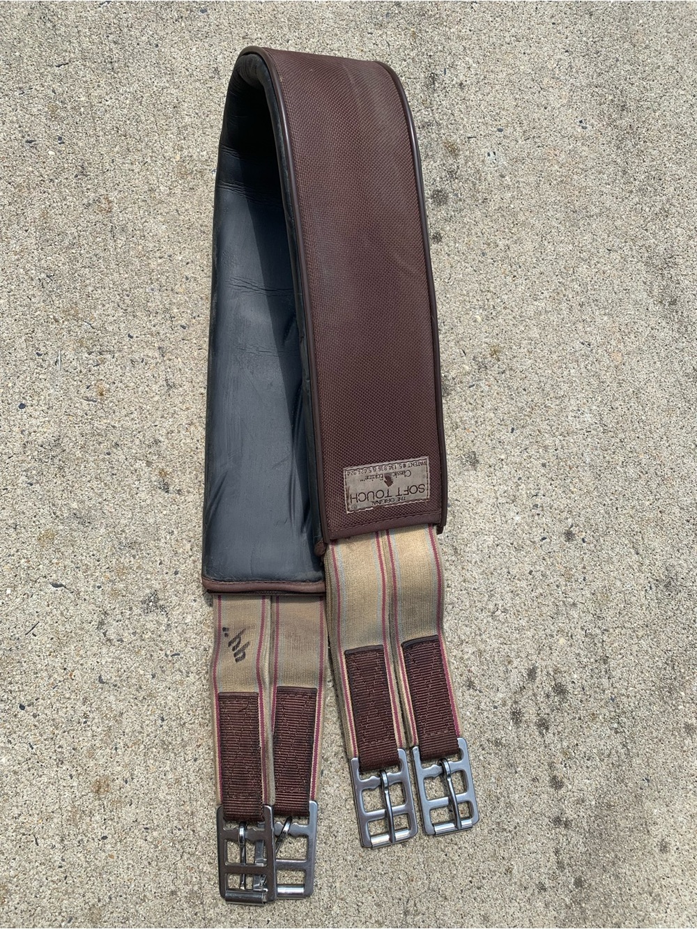 Classic Equine Soft Touch English Girth Brown 44"